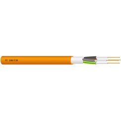 Câble de sécurité FE180 5x2.5 mm² LNPE, E30, B2ca, orange
