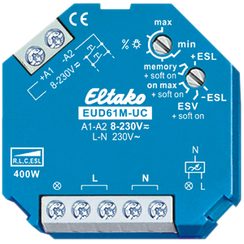 Télévariateur INC Eltako 400W EUD61M-UC