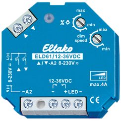 Télévariateur INC Eltako 12-36VDC LED, ELD61