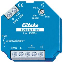 Télévariateur INC Eltako SDS61/1-10V, 600VA 1F, pour BE