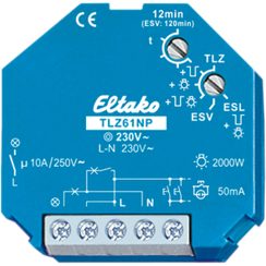 EB-Treppenlichtautomat Eltako TLZ61NP 230V 1S 10A/250V 1…12min