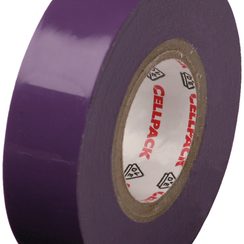 Ruban isolant Cellpack N° 128, PVC, B=19mm, L=25m, violet