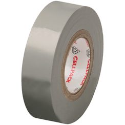 Ruban isolant Cellpack N° 128, PVC, B=19mm, L=25m, gris