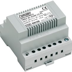 REG-Netzteil Comatec TBD2, IN: 230VAC, OUT: 12VDC/12W, geglättet, 5TE