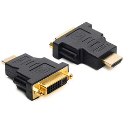 Adaptateur Ceconet DVI (f)/HDMI (m) WUXGA 165MHz 4.95Gbit/s blindé noir