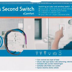 Kit de démarrage xComfort "Wireless Second Switch", poussoir / actionneur