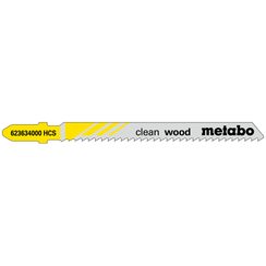 5 lames de scie sauteuse « clean wood » 74/ 2,5 mm, HCS (623634000)