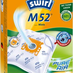 Swirl-Staubsaugerbeutel M 52 Miele S140.. 168 Serie à 4+1