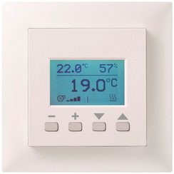 Régulateur humidité/température ENC digitalSTROM FTW06 LCD, EDIZIOdue blanc