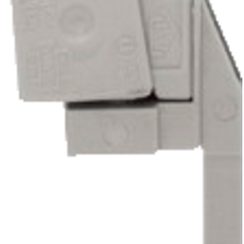 Adaptateur de contrôle WAGO 2.5mm² gris