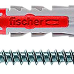 Universaldübel Fischer DUOPOWER 10x50mm Nylon grau/rot