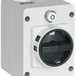 Interrupteur de sécurité AP K&N 20A 1L 0-1, gris verrou. 4xM20