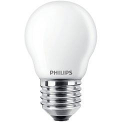 LED-Lampe CorePro LEDluster E27 P45 4.3…40W 827 470lm, opal
