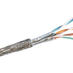 Câble d'installation cat.7, S-FTP 4×2×0.56, ad.Pro, 1000MHz LSFRZH orange