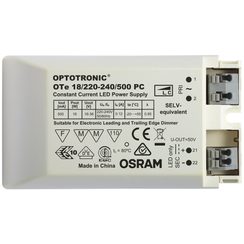 Convertisseurs courant constant OTe 18, pour LED 350mA 18W 240V