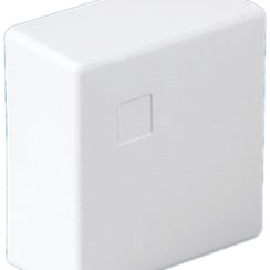 Boîte AP R&M Speedbox grd.1 67×67×30 vide blanc