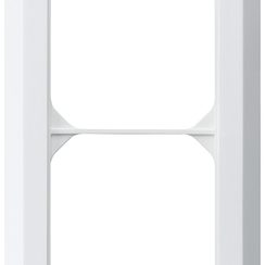 Cadre de recouvrement ENC kallysto.line 2×1 blanc 92×152mm