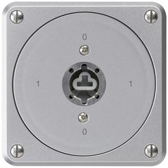 Interrupteur à clé ENC robusto sans clapet sans cylindre 0/1P aluminium p.combi