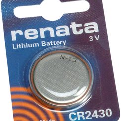 Pile bouton lithium CR2430