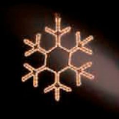 Motif avec tuyau lumneux cristal neige 230V 13W 50x43