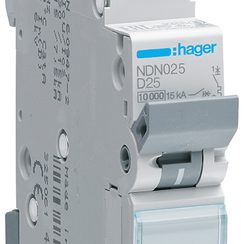 Disjoncteur Hager NDN 1×25A