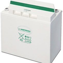 Système de stockage d'énergie Hoppecke OPvZ bloc sun|power VR L 12-70