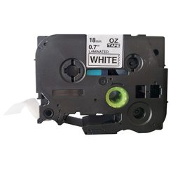 Cassette ruban compatible avec OZE-241, 18mmx8m, blanc-noir