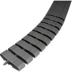 Caniveau de câble flexible Hager 20x83mm gris