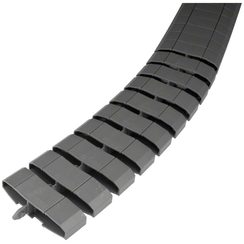 Caniveau de câble flexible Hager 20x83mm gris