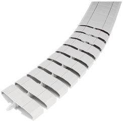 Caniveau de câble flexible Hager 20x83mm gris clair