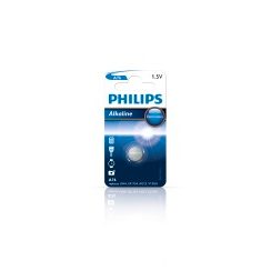 Pile bouton Philips alcaline 1,5V A76/1 - (LR44) mini-bl.