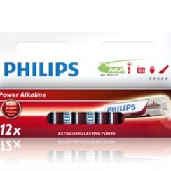 Philips Power Alkaline piles 1,5V LR03/AAA POWER 12pcs.