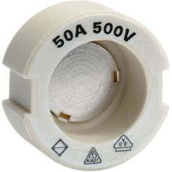 Vis de contact DIII E33 500V en céramique 50A selon DIN 49516 blanc