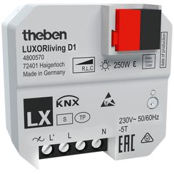 Actionneur-variateur KNX INC Theben HTS LUXORliving 1-canal