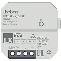EB-Schaltaktor KNX-RF Theben HTS LUXORliving S1 1-Kanal