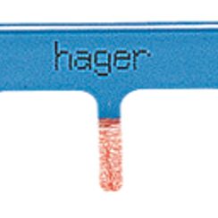 Barre collectrice Hager 1P 10mm² bleu
