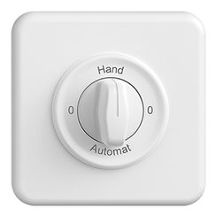 Interrupteur rotatif ENC STANDARDdue 2/1L 0-Hand-0-Automat blanc