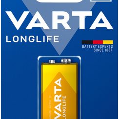 Varta Longlife 9V 1er Bli E-Block 6LR61 9V Alkali