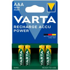 Varta Accu AAA Power 1000mAh Micro HR03 Akku 4er Bli