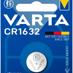 Pile bouton lithium Varta Electronics CR1632 3V, blister à 1 pièce