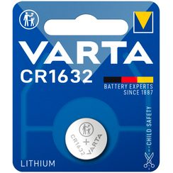 Pile bouton lithium Varta Electronics CR1632 3V, blister à 1 pièce