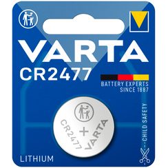Pile bouton lithium Varta CR2477 3V, blister à 1 pièce