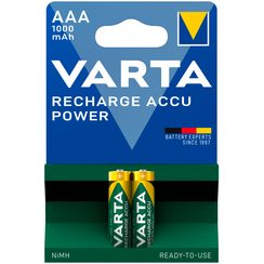 Accumulateur VARTA Ready To Use NiMH HR03/AAA, 1.0Ah blister à 2pièces