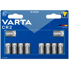 Pile lithium VARTA Electronics CR2 3V blister à 10pièces