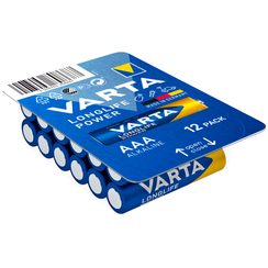 Batterie alcaline Varta Longlife Power AAA Big Box 12 pièces