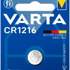 Pile bouton lithium Varta Electronics CR1216 3V, blister à 1 pièce