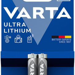 Pile VARTA Ultra Lithium AAA 1.5V blister à 2pièces