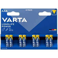 Batterie Alkali Varta Longlife Power AAA 8er Blister