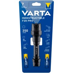 Lampe de poche LED VARTA Indestructible F20 Pro, 350lm, avec 2×AA