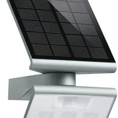 Applique LED Steinel XSolar L-S solaire/accu 1.2W 150lm 3000K IP44 argent
